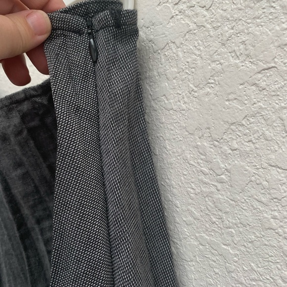 Charcoal grey midi skirt - Picture 3 of 4